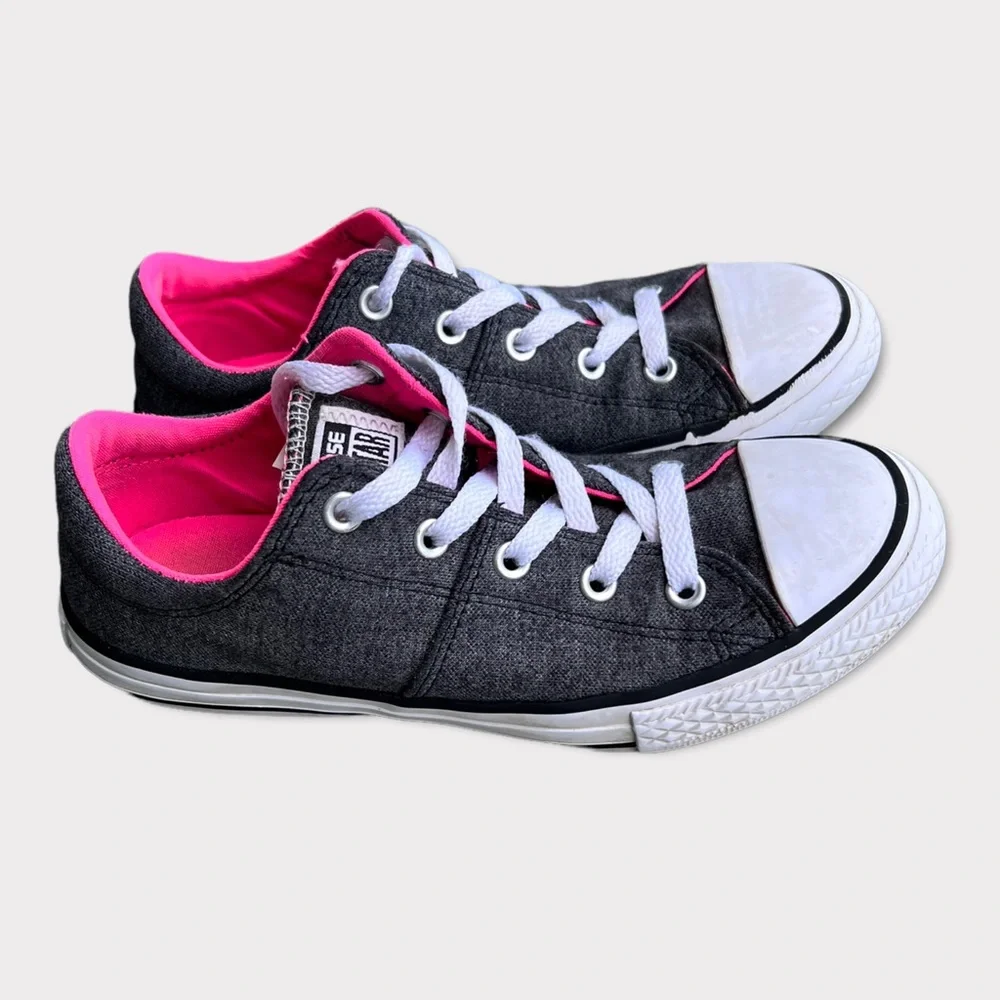 Converse Chuck Taylor All Star Madison Sneakers Dark Gray Knit 659241F Size …